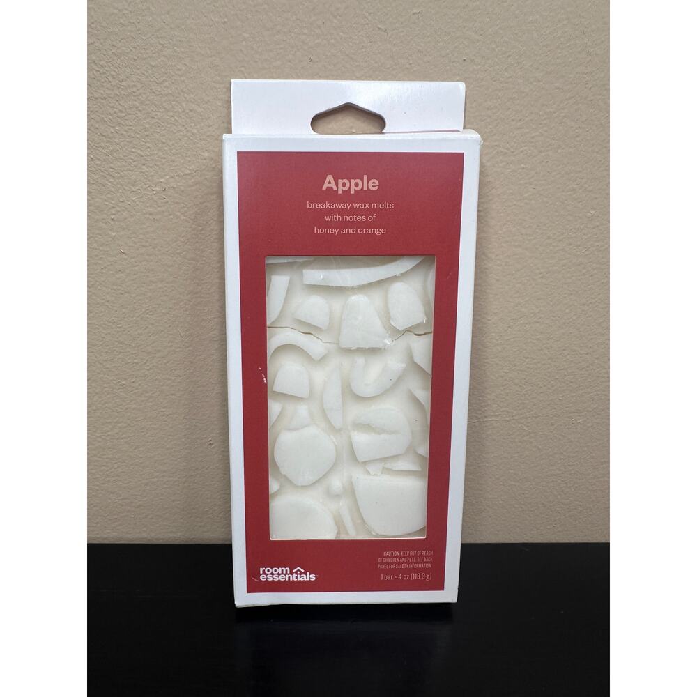 Room‎ Essentials Apple Wax Melt Bar 4oz Breakaway w Honey Orange Notes NEW